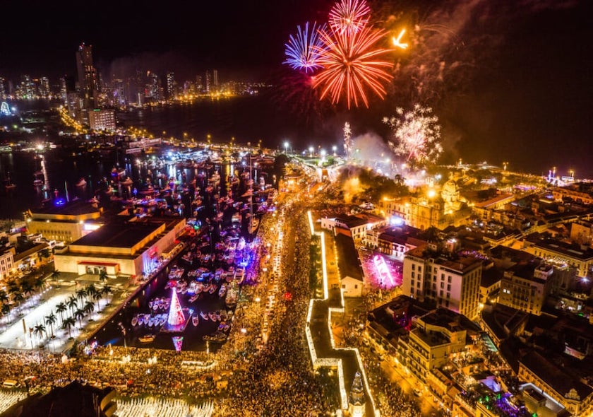 Año nuevo en Cartagena